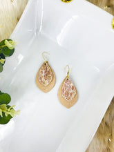 Load image into Gallery viewer, Layered Lace Faux Leather Earrings - E19-2840