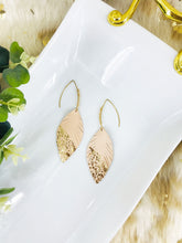 Load image into Gallery viewer, Antique White Fringe Leather Earrings - E19-2868