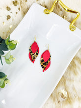 Load image into Gallery viewer, Layered Genuine Leather Earrings - E19-2892