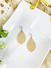 Load image into Gallery viewer, Beige Genuine Leather Earrings - E19-2904