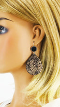Load image into Gallery viewer, Druzy Agate and Genuine Leather Earrings - E19-2911