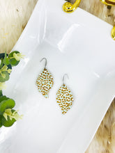 Load image into Gallery viewer, Spotted Leopard Cork on Leather Earrings - E19-2916