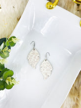 Load image into Gallery viewer, Nude Leopard Cork on Leather Earrings - E19-2933