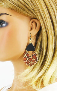 Giraffe Cork Earrings - E19-2940