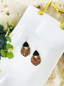 Giraffe Cork Earrings - E19-2940