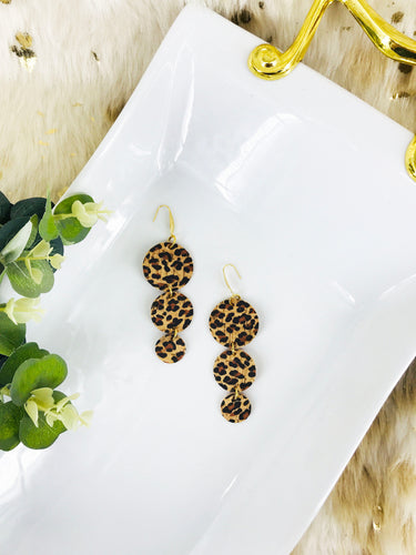 Baby Cheetah Cork Earrings - E19-2945