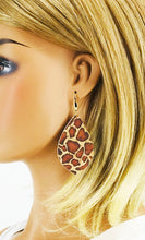 Load image into Gallery viewer, Giraffe Cork Earrings - E19-2947