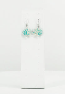 Glass Bead Dangle Earrings - E19-294