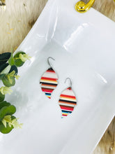 Load image into Gallery viewer, Striped Faux Leather Earrings - E19-2988