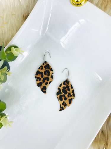 Leopard Cork Earrings - E19-3011