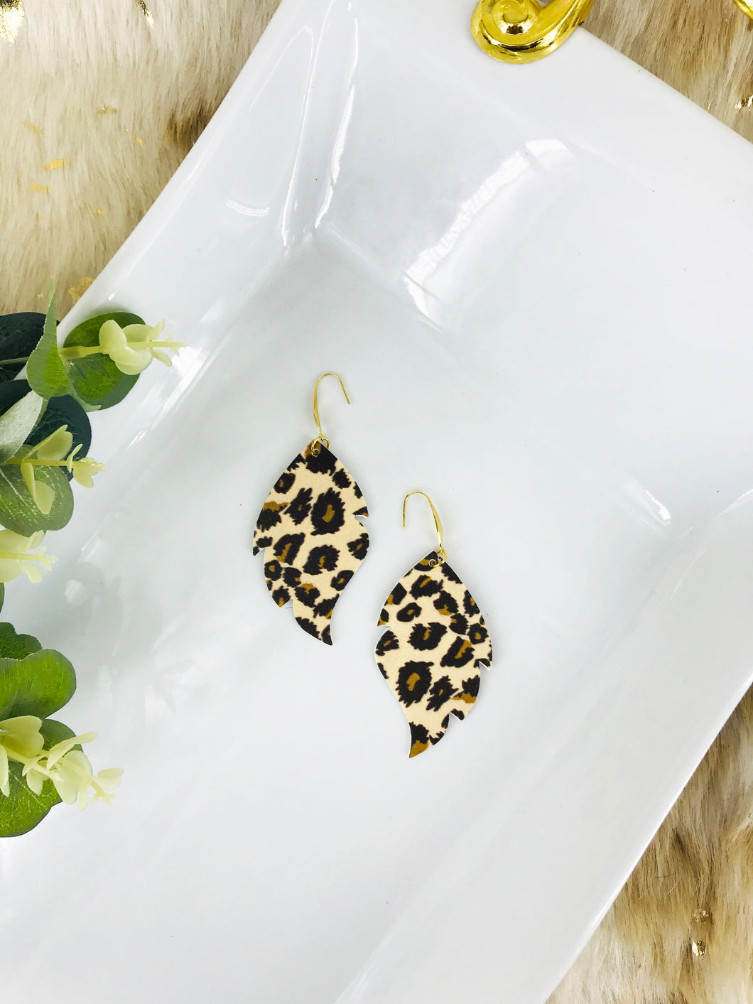 Cheetah Print Faux Leather Earrings - E19-3043