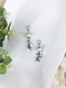 Glass Bead Dangle Earrings - E19-304