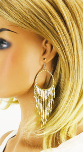 Bohemian Long Beaded Tassel Earrings - E19-3104