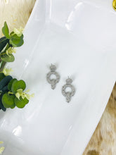 Load image into Gallery viewer, Large Metal Geometric Dangle Stud Earrings - E19-3117