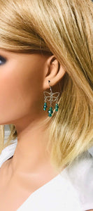 Butterfly Glass Bead Chandalier Earrings - E19-326