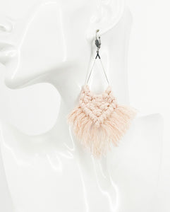 Boho Macrame' Tassel Earrings - E19-3431