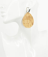 Load image into Gallery viewer, Natural Cork Hoop Earrings - E19-3450