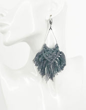 Load image into Gallery viewer, Boho Macrame&#39; Tassel Earrings - E19-3460