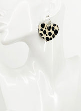 Load image into Gallery viewer, Hair On Spotted Leopard Hoop Earrings - E19-3499