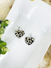 Load image into Gallery viewer, Hair On Spotted Leopard Hoop Earrings - E19-3499