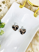 Load image into Gallery viewer, Hair On Leopard Leather Hoop Earrings - E19-3504