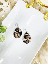 Load image into Gallery viewer, Hair On Snow Leopard Leather Earrings - E19-3524