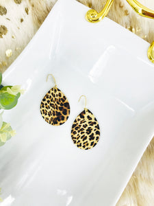 Cheetah Leather Earrings - E19-3533
