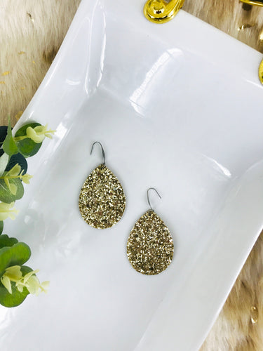 Gold Chunky Glitter Earrings - E19-3716