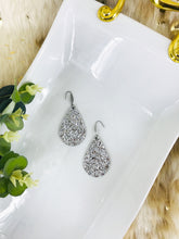 Load image into Gallery viewer, Silver Chunky Glitter Earrings - E19-3719