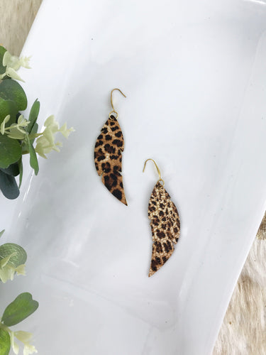 Genuine Cheetah Leather Earrings - E19-378