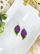 Load image into Gallery viewer, Mardi Gras Themed Earrings - E19-3811