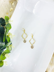 Pave Pendant Earrings - E19-3972