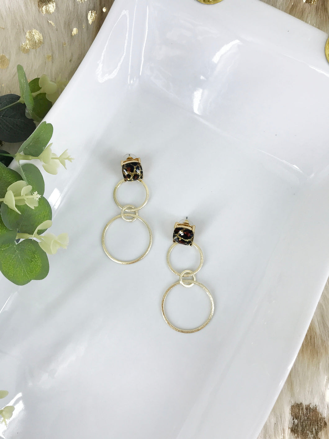 Stud and Pendant Earrings - E19-3996