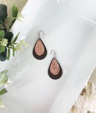 Load image into Gallery viewer, Layered Genuine Leather Earrings - E19-405