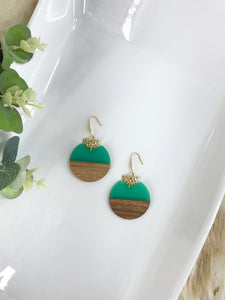 Half Moon Pendant Earrings - E19-4116