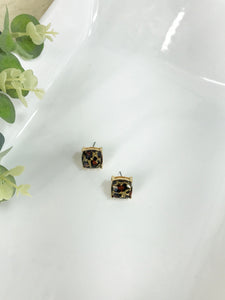 Leopard Stud Earrings - E19-4120