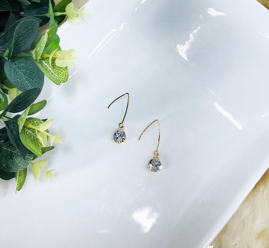 CZ Pendant Earrings - E19-4362