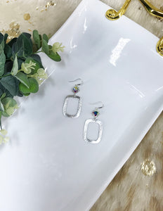 Crystal & Pendant Earrings - E19-4387