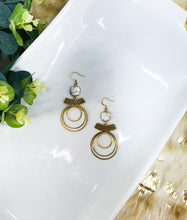 Load image into Gallery viewer, Gemstone &amp; Pendant Earrings - E19-4462