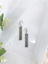 Load image into Gallery viewer, Purple Rainbow Sequin Earrings - E19-447