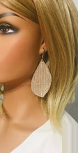 Load image into Gallery viewer, Pink Metallic Leather Earrings - E19-508