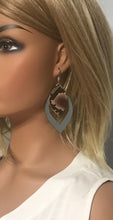 Load image into Gallery viewer, Layered Genuine Leather Earrings - E19-510