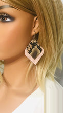 Load image into Gallery viewer, Layered Genuine Leather Earrings - E19-528
