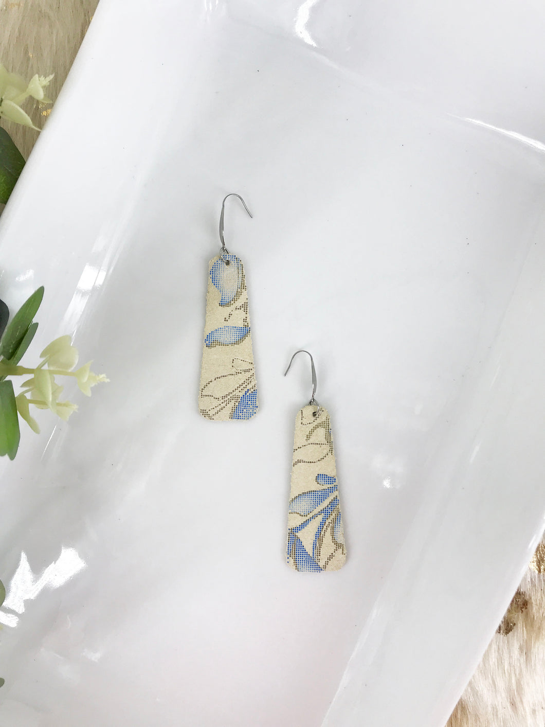 Genuine Leather Earrings - E19-570