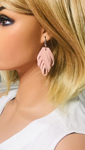 Load image into Gallery viewer, Pink Suede Leather Earrings - E19-685