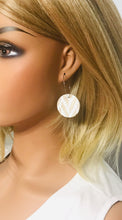 Load image into Gallery viewer, Genuine Leather Hoop Earrings - E19-699