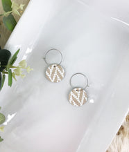 Load image into Gallery viewer, Genuine Leather Hoop Earrings - E19-699