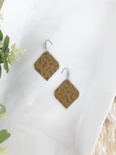 Load image into Gallery viewer, Genuine Embossed Leather Earrings - E19-761