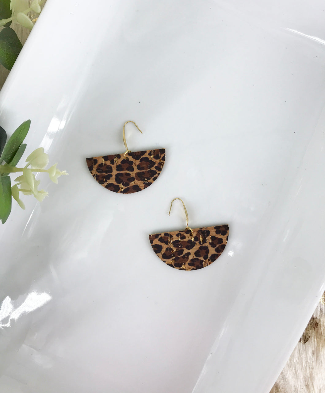 Genuine Leather Earrings - E19-820