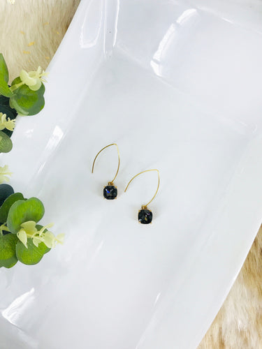 Rhinestone Dangle Earrings - E19-821